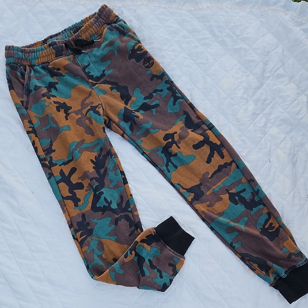Boys Timberland Large 14/16 Camo Joggers